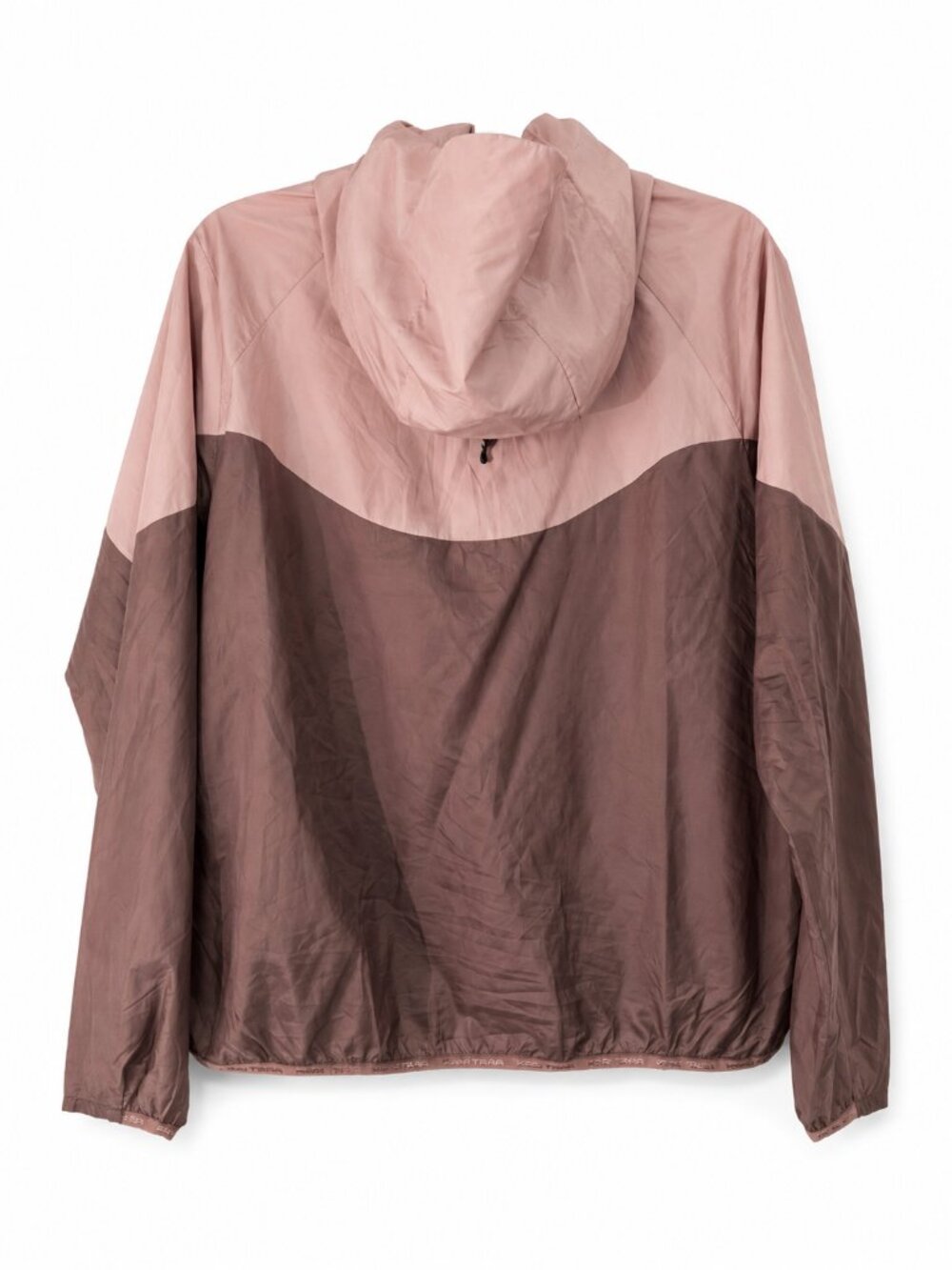 Kari Traa Sanne Wind Jacket Small Prim Pink Windbreaker Packable Hooded Full Zip - Picture 4 of 7
